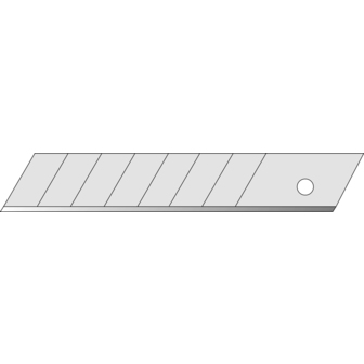 INKU Abbrechklingen 18 mm     4010018 VE 10 Stück