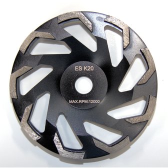 INKU Diamantschleifscheibe D-125 mm ES K20/BS125                   8011117