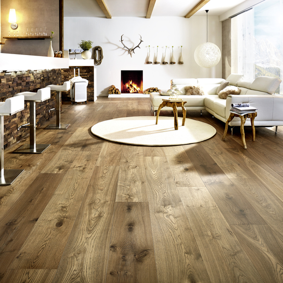 INKU 500 ATIVO X3-Naturholzboden Landhausdiele XXL 283 PRO-Con.-System 5G