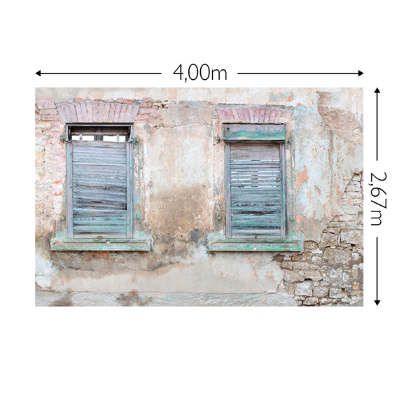 Wandbild Schnappschuss 200 gr. Vlies Maß: 4,00m breit x 2,67m hoch