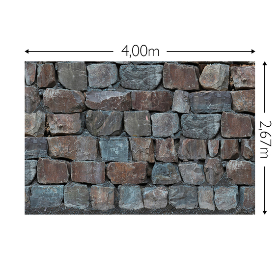 Wandbild Schnappschuss Strukturvlies Maß: 4,00m breit x 2,67m hoch