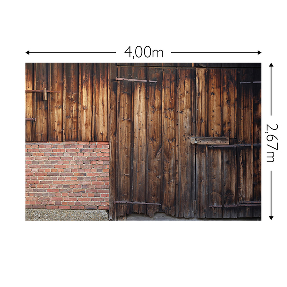 Wandbild Schnappschuss 200 gr. Vlies Maß: 4,00m breit x 2,67m hoch
