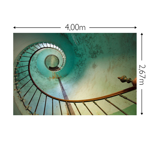 Wandbild Schnappschuss 130 gr. Mattvlies Maß: 4,00m breit x 2,67m hoch