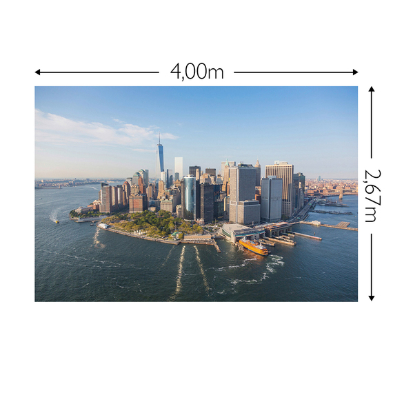 Wandbild Schnappschuss Strukturvlies Maß: 4,00m breit x 2,67m hoch
