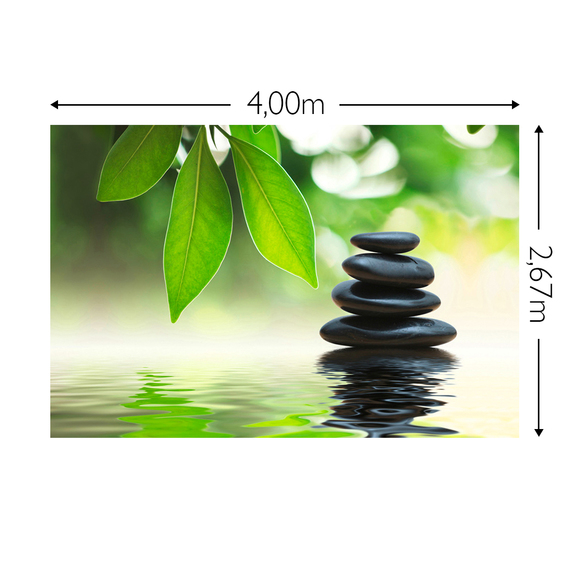 Wandbild Schnappschuss 130 gr. Mattvlies Maß: 4,00m breit x 2,67m hoch