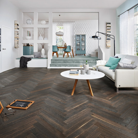 INKU LOFT 140 VARIO / DS 4.0 mm Fertigparkett 2-S mit Nut&Feder-System m