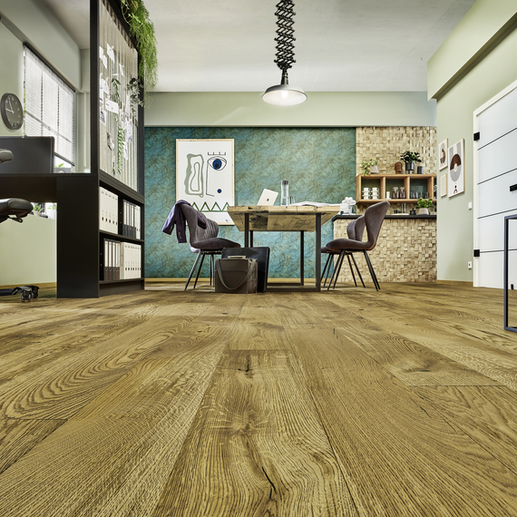INKU Classic Landhausdiele CALGARY 3.5 3-Sch. Fertigparkett mit PRO-Con.-System