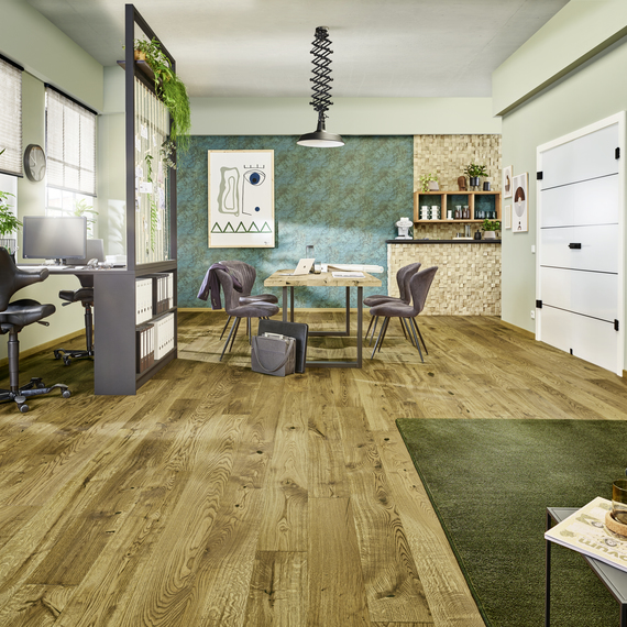 INKU Classic Landhausdiele CALGARY 3.5 3-Sch. Fertigparkett mit PRO-Con.-System