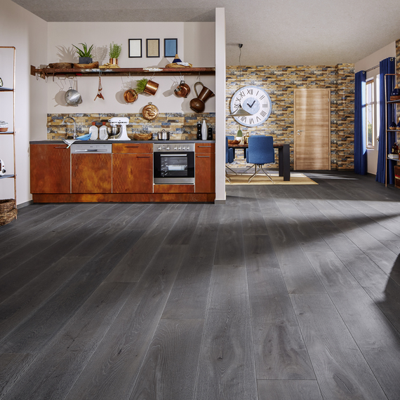 INKU Deluxe Landhausdiele CALGARY 4.5 3-S Fertigparkett mit Nut&Feder-System