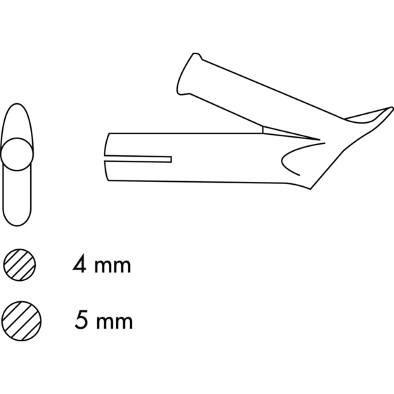 INKU Schnellschweißdüse 4 mm  8010063 für Triac Handschweißgeräte